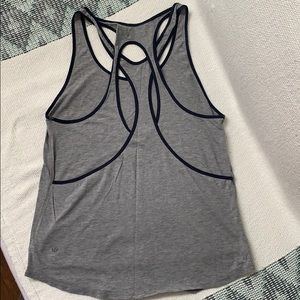 Lululemon gray & navy tank